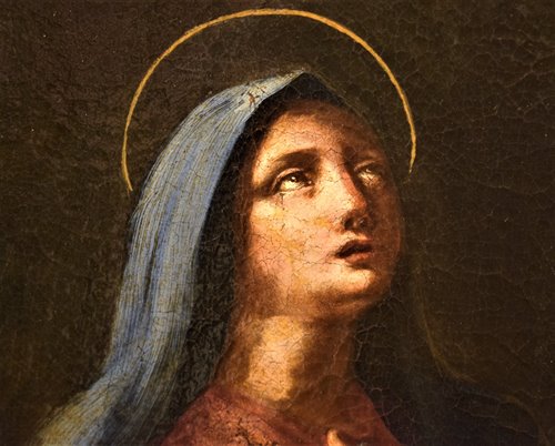 " Crocefissione" di Cristo, la Vergine e S. Giovanni